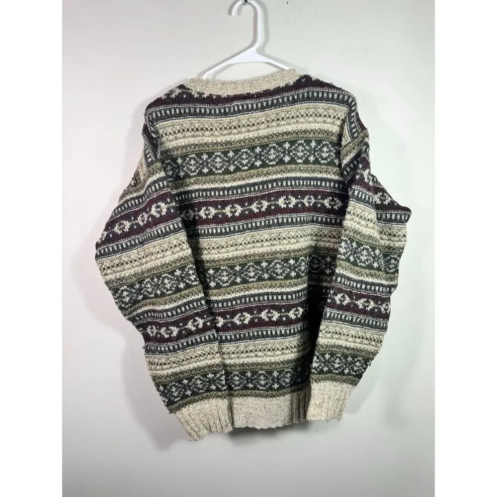 Vintage Woolrich Fair Isle Sweater Men's Size Large
